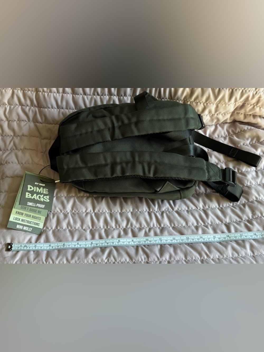 Dimebags - Green - Mini Molly - Combo Locking Backpack *REUPLOAD* - Picture 2 of 5